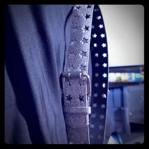 Nice glitter belt from 80s with stars